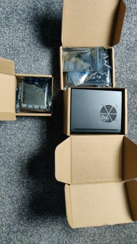 Tarjeta de expansión x825 con caja para raspberry pi 4 | kit completo | contruye tu propio servidor photo review