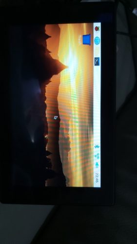 Click to view full screen Pantalla raspberry pi HDMI de 7 pulgadas | Táctil capacitivo | Tecnología IPS de 1024x600 | menu OSD photo review