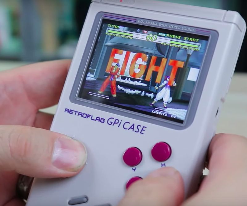Consola de mano retro